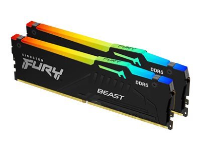 KINGSTON 64GB 5200MHz DDR5 CL40 DIMM Kit of 2 FURY Beast RGB