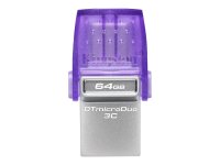 KINGSTON 64GB DataTraveler microDuo 3C 200MB/s dual USB-A...