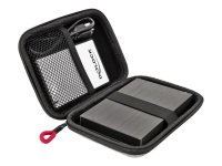 DELOCK Schutztasche für 6,35cm 2,5Zoll SSDs externe...