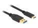 DELOCK SuperSpeed USB USB 3.2 Gen 1 Kabel Typ-A zu USB Type-C 3 m