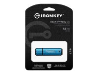 KINGSTON 16GB IronKey Vault Privacy 50 USB AES-256...