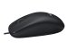 LOGITECH M100 Mouse full size right and left-handed optical 3 buttons wired USB black