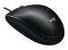 LOGITECH M100 Mouse full size right and left-handed optical 3 buttons wired USB black