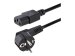 STARTECH.COM 3m 10ft Computer Power Cord 18AWG EU Schuko to C13 10A 250V Black Replacement AC PC Power Cord TV/Monitor Power Cable