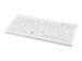 GETT GCQ Cleantype Easy Protect Compact silicone keyboard IP68 waterproof desinfectable 88 keys USB Colour white Layout DE