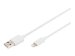 DIGITUS USB-A to lightning MFI C89 2m Data and charging cable white 5V 2,4A