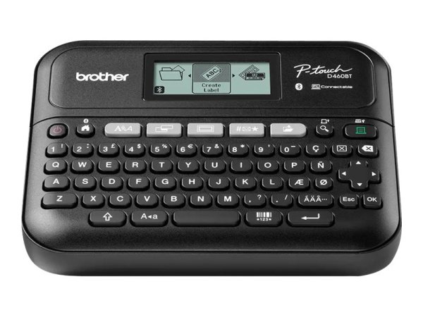 BROTHER PT-D460BTVP Beschriftungsgerät Bluetooth-Schnittstelle Netzadapter Transportkoffer USB Kabel