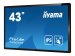 IIYAMA T4362AS-B1 4k UHD LCD 108cm 43Zoll 20 Points PCAP 500cd/m2 1200:1 3840x2160 AG RS232C 16GB eMMC 2GB RAM