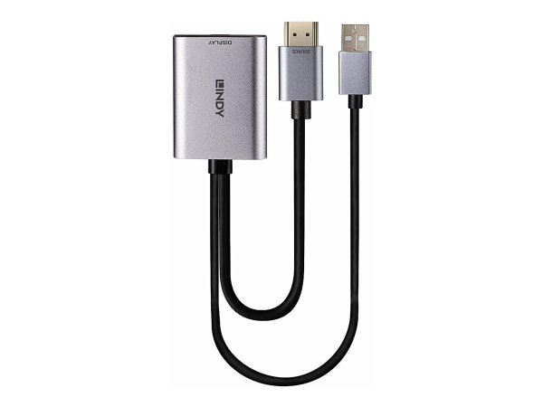 LINDY HDMI auf USB Typ C Konverter mit USB Power