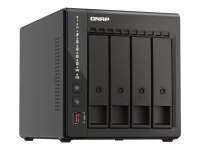 QNAP TS-453E-8G 4-bay desktop NAS Intel Celeron J6412 4C 2.0GHz burst 2.6GHz onboard 8GB RAM 2xHDMI 1.4b 2xM.2 2280 PCIe slots