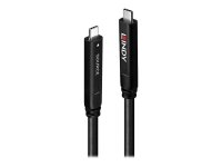 LINDY 10m USB 3.2 Gen 1 & DP 1.4 Typ C Hybrid Cable