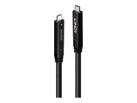 LINDY 10m USB 3.2 Gen 1 & DP 1.4 Typ C Hybrid Cable