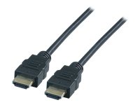 EFB HighSpeed HDMI Kabel mit Ethernet 4K30Hz A-A St-St 0,5m schwarz