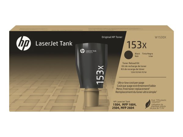 HP 153X Black Original LaserJet Tank Toner Reload Kit