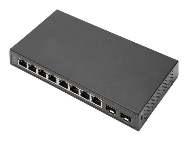 DIGITUS 8P +2SFP GE Switch 8x10/100/1000Mbit/s +2SFP Uplink Ports