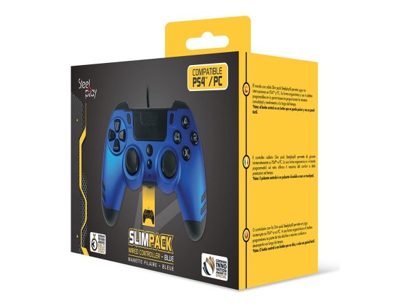 STEELPLAY Slim Pack Wired Controller Sapphire Blue Multi