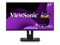 VIEWSONIC VG2756-4K 68,6cm 27Zoll 16:9 UHD 3840x2160 Frameless SuperClear IPS LED Monitor with 5ms, HDMI, DipsplayPort