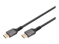 DIGITUS PREMIUM DP1.4 CABLE DP to DP 8K/60Hz 1m Aluminum...