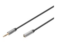 DIGITUS AUX Audio Cable Stereo 3,5mm Male to Female...