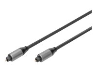 DIGITUS TOSLINK CABLE M/M Digital Audio 1m Aluminum...