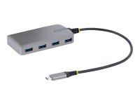 STARTECH.COM 4 Port USB C Hub - USB C auf 4x USB-A 5Gbit/s Hub mit Zusatzstromanschluss - USB C auf USB3.0 Verteiler - Mini USB C