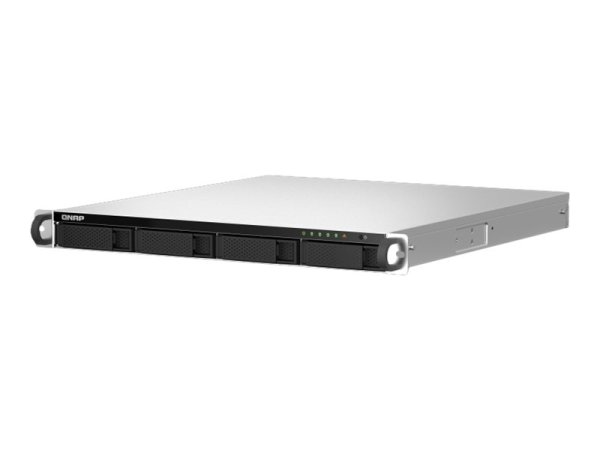 QNAP TS-464U-RP-8G 1U 4-Bay rackmount NAS Intel Celeron N5105/N5095 quad-core 8GB RAM onboard