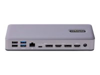 STARTECH.COM USB-C Docking Station - Google Chromebook Dock - Dual Monitore - USB Hub 3.0 PD 3.0 GbE K-Slots Works With Chromebook