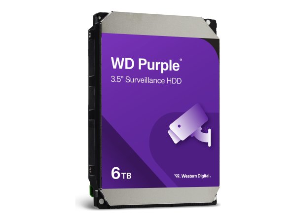 WD Purple 6TB SATA HDD 8.9cm 3.5Zoll internal 256MB Cache