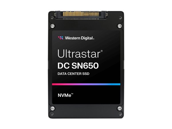 WESTERN DIGITAL Ultrastar DC SN650 SSD U.3 15MM 7680GB 6.4cm 2.5Zoll PCIe TLC RI-1DW/D BICS5 ISE