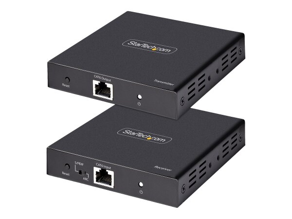 STARTECH.COM 4K HDMI Extender über CAT5/CAT6 Kabel 4K 60Hz HDR Video Extender/HDMI Verlängerung bis zu 70m HDMI über Ethernet Kabel