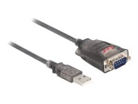 DELOCK Adapter USB 2.0 Typ-A zu 1 x Seriell RS-232 D-Sub...