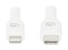 MANHATTAN USB-C auf Lightning Sync-/Ladekabel MFi-zertifizierten 8-pol. Lightning-Stecker 2 m für iPhone iPad iPod 480 Mbit/s weiss