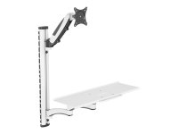 DIGITUS Workstation Monitor Keyboard Mouse Wall Mount...