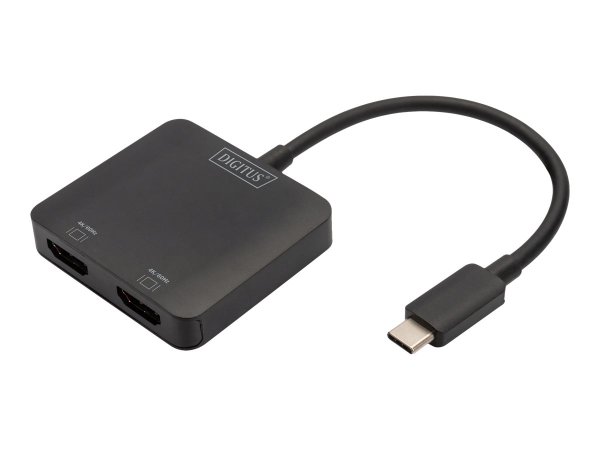 DIGITUS USB-C - 2x HDMI MST Video Splitter DP 1.4 HDMI 2.0 4K/60Hz