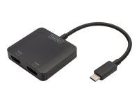 DIGITUS USB-C - 2x HDMI MST Video Splitter DP 1.4 HDMI...