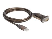 DELOCK Adapter USB 2.0 Typ-A zu 1 x Seriell RS-232 D-Sub...