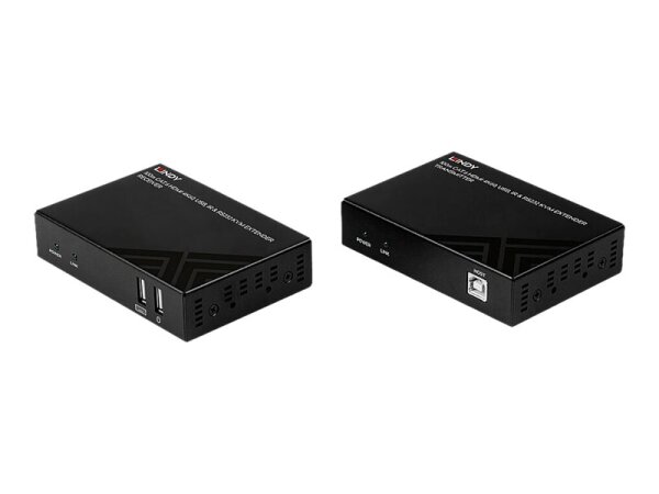 LINDY 100m Cat.6 HDMI KVM Extender 4K60 USB IR & RS232