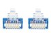 EATON TRIPPLITE Cat6 Gigabit Molded Ultra-Slim UTP Ethernet Cable RJ45m/M Blue 6Zoll 15,24cm