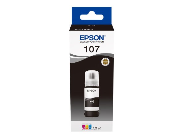 EPSON 1LB 107 EcoTank Black Ink Bottle