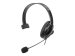 MANHATTAN Mono USB-Headset mit reversiblem Mikrofon Over-Ear links oder rechts tragbar USB-A-Stecker Kabel 2m Lautstärkeregelung