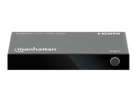 MANHATTAN 8K60Hz 2-Port HDMI-Switch Zum Umschalten zwischen zwei HDMI-Eingängen auf einem HDMI-Ausgang 2x1 48G IR-Fernbedienung