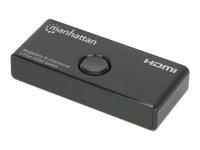 MANHATTAN 8K60Hz Bidirektionaler 2-Port HDMI-Switch zwei Eingänge auf einen Ausgang 2x1 oder zwei Ausgänge auf einen Eingang 1x2 48G