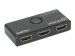 MANHATTAN 8K60Hz Bidirektionaler 2-Port HDMI-Switch zwei Eingänge auf einen Ausgang 2x1 oder zwei Ausgänge auf einen Eingang 1x2 48G