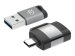 MANHATTAN 2-teiliges Set USB-C auf USB-A-Adapter und USB-A auf USB-C-Adapter USB 3.2 Gen 1 5 Gbit/s 3 A Aluminium schwarz Grau