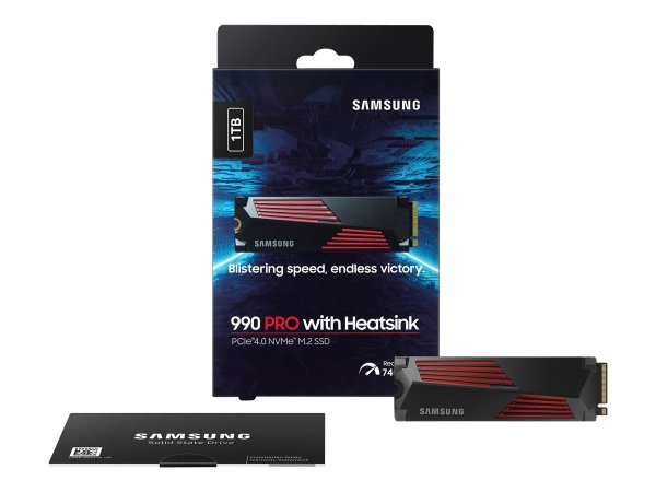 SAMSUNG 990 PRO SSD 1TB M.2 NVMe PCIe 4.0 Heatsink