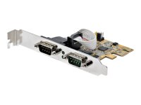 STARTECH.COM 2 Port PCI Express Serielle Schnittstellenkarte PCIe auf RS232 Karte Serielle Adapter Karte / Erweiterungskarte COM Ret