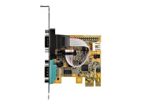 STARTECH.COM 2 Port PCI Express Serielle Schnittstellenkarte PCIe auf RS232 Karte Serielle Adapter Karte / Erweiterungskarte COM Ret