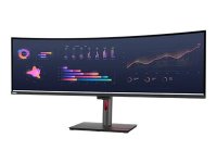 LENOVO ThinkVision P49w-30 124,46cm 49Zoll IPS 5120x1440 32:9 60Hz 350cd/m2 4ms 2x HDMI DP 4xUSB 3.2 G1 USB-C 3.2 G1 USB-B 3.2 G1 TS