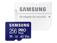 SAMSUNG PRO Plus microSD 256GB UHS-I U3 Full HD 4K UHD...