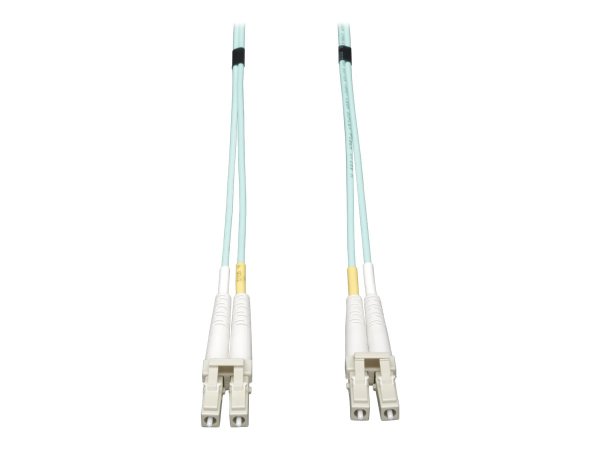 EATON TRIPPLITE 10Gb Duplex Multimode 50/125 OM3 LSZH Fiber Patch Cable LC/LC - Aqua 0,5M 20Zoll